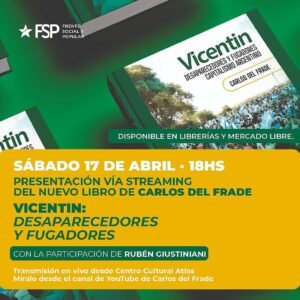 Desaparecedores y fugadores 9 vicentin libro