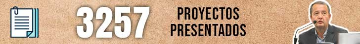 CARLOS DEL FRADE - Diez años de trabajo en la legislatura proyectos